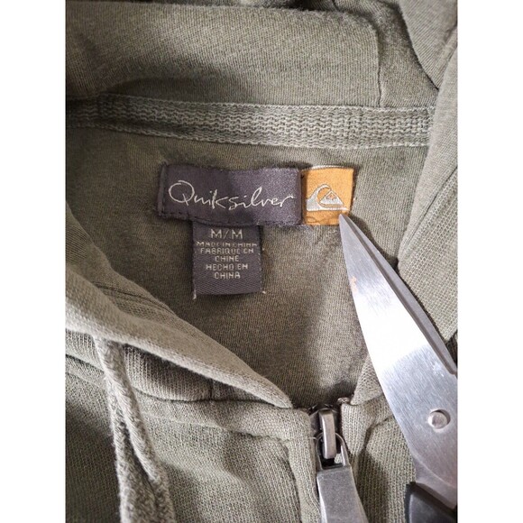 Quicksilver Pullover Sweatshirt Hoodie Y2K Medium Baggy Loose Surfer Skate Grung - Picture 4 of 7